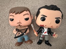THE WALKING DEAD Daryl Dixon & Negan FUNKO POP Toys Figures 