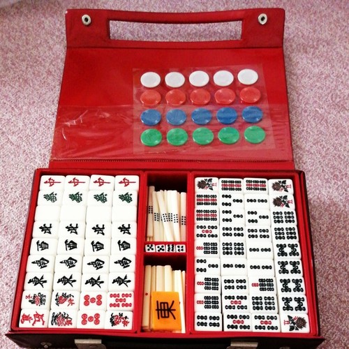 Mahjong set japanese - mahjong,