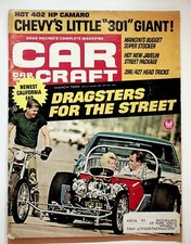 1968 March Car Craft Drag Racing Automobile Car Magazine Chevy Camaro Mancini