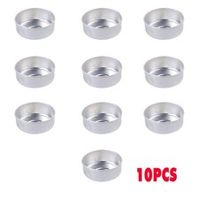 10Pcs Aluminum Tea Light Tins