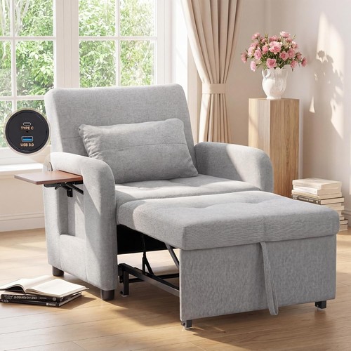 Compact recliner armchair with - compact,
