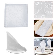 Luxury Damask Jacquard White