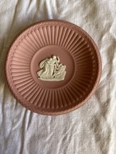WEDGWOOD JASPERWARE PIN TRAY. PINK