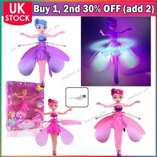 Girls Flying Fairy Princess Dolls Toys Infrared Induction Control Magic Kids Toy