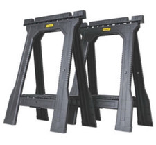 STANLEY FOLDING JUNIOR SAW HORSES - 57.1CM 2 PACK