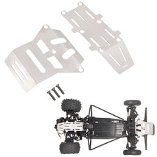 Front Rear Chassis Guard Skid Plate For Tamiya 1/10 Hornet EVO RC Upgrade Parts