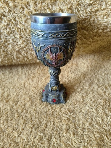 Decorative dragon goblet - dragon,