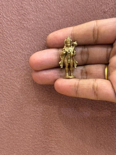 Anjaneya brass idol - 1.3, inch