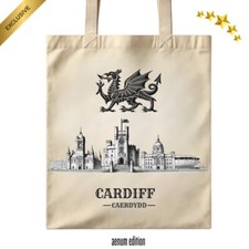 Natural Cotton Tote Bag Wales