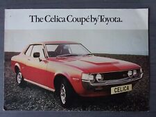 TOYOTA CELICA COUPE 1600 2000 ST orig 1975 1976 UK Mkt Sales Brochure