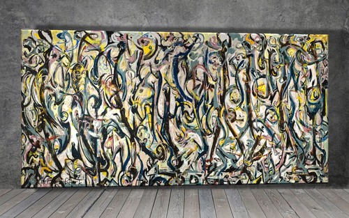 Jackson pollock mural canvas - pollock,