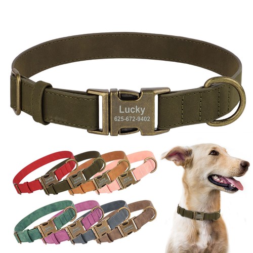 Leather personalised dog - pu,