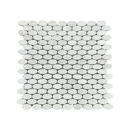 Carrara white tumbled marble - carrara,