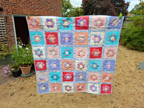 Patchwork picnic rug/play
