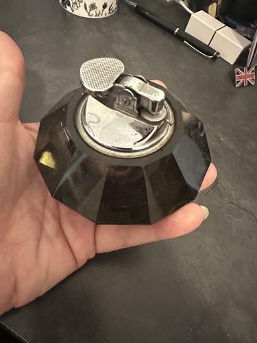 Vintage black glass - , (murano?)
