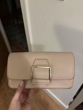 Pink Clutch Bag With Rose Gold
