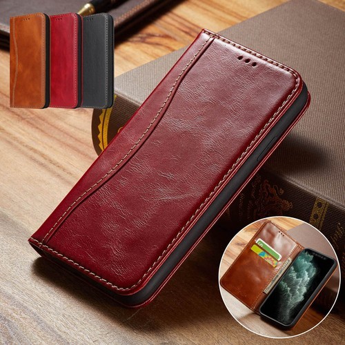 Cowhide real leather flip case - cowhide,