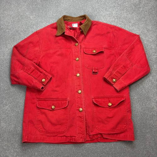 Chore jacket womens medium red - womens,