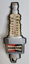 RARE 1970’s CHAMPION SPARK PLUG THERMOMETER SHOWROOM DEALERSHIP GARAGE SIGN