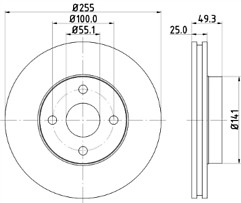Drivemaster front brake - drivemaster, 2x