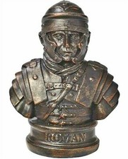 ROMAN SOLDIER RESIN BRONZED BUST LEGIONARIES HEAVY INFANTRY ARMY 2.5" - NEW