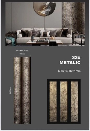 Metalic slat wall panel wood - slat,