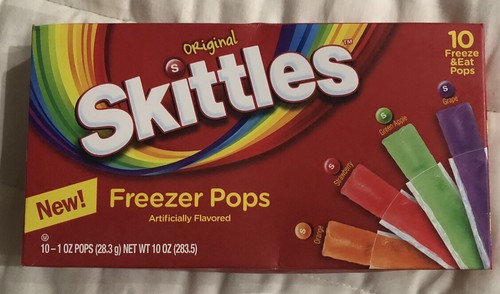 Skittles freezer pops 10 - pops, ~10