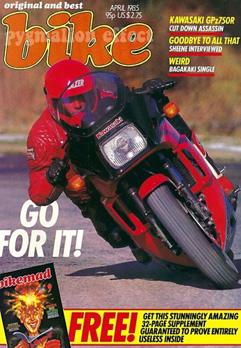Bike magazine april 1985 barry - bike,