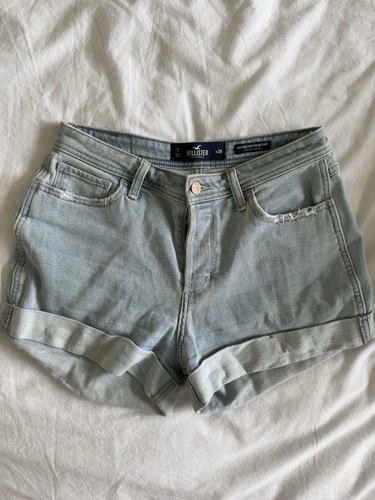 Hollister blue shorts button - hollister,