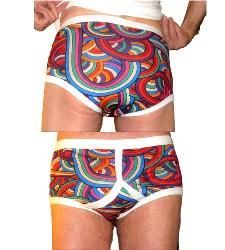 Men front briefs - briefs, retro