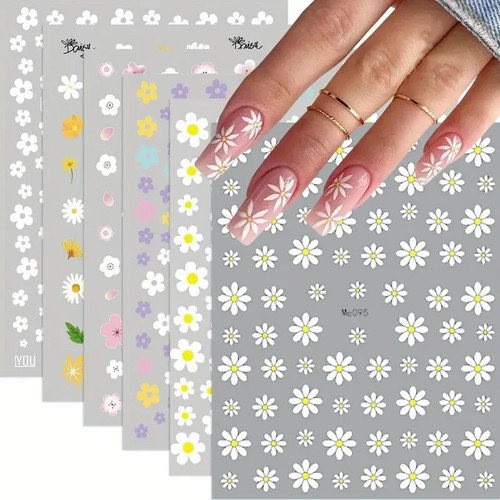 Floral blossom flower nail - floral,