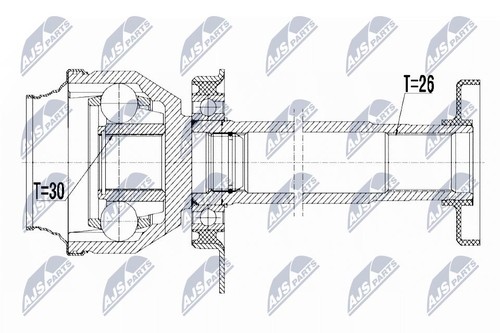 Nty driveshaft joint kit - driveshaft,