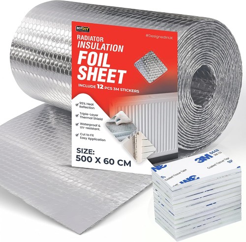Radiator insulation foil - radiator,