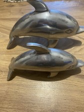 Large Dolphin And Medium Aluminium ornaments