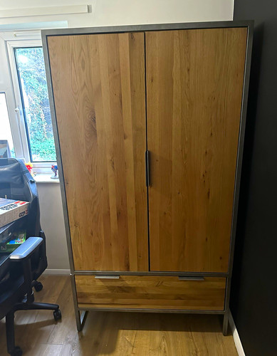 Wardrobe oak door - wardrobe, 2-door