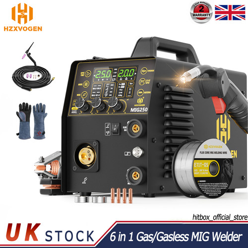 250amp 6in1 aluminium mig - 250amp,