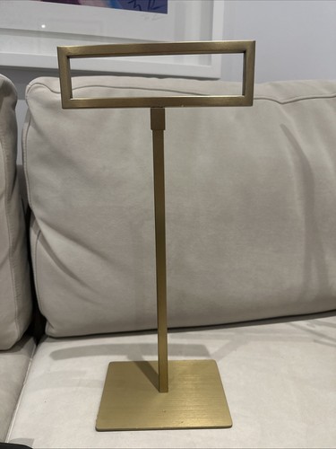 Scarf display stand - stand, gold