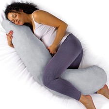 Aamira L-Shape Pink Light Grey
