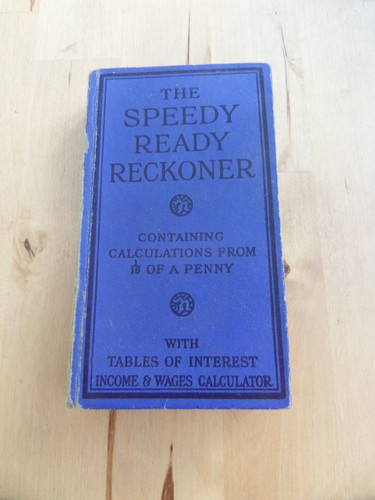 The speedy ready reckoner - speedy,