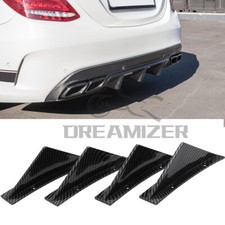 Carbon Look 4 Shark Fins Car