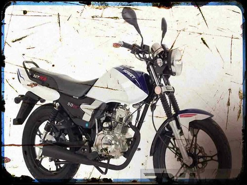 Metal sign motorbike 50 - metal,