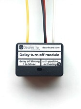 Car DRL led front lights delay turn off timer switch 1 - 90 sec 12V 20A positive