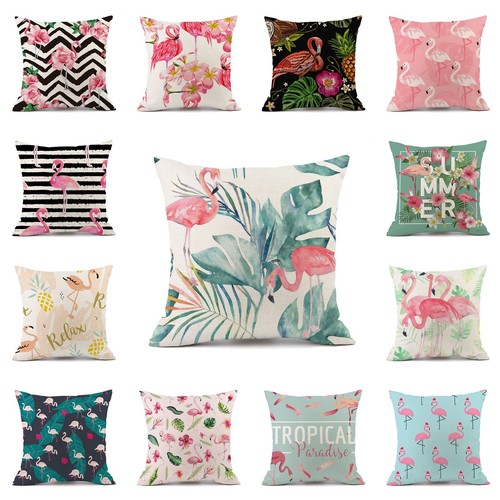 Pink flamingo pillow case - 3d,