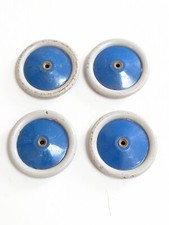4 Meccano Metal Road Wheels
