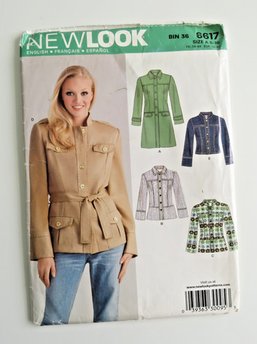 New look 6617 women jacket - look,