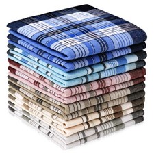 Men'S Handkerchiefs, 12 Pack