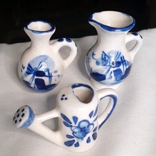 Vintage Miniature Delft Blue &