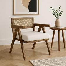 Soren Armchair Cream Fabric