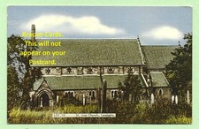(E355) Durham Colored 1967 Postcard St, Ives Church, Leadgate