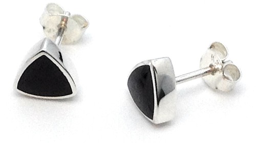 Whitby jet and sterling silver